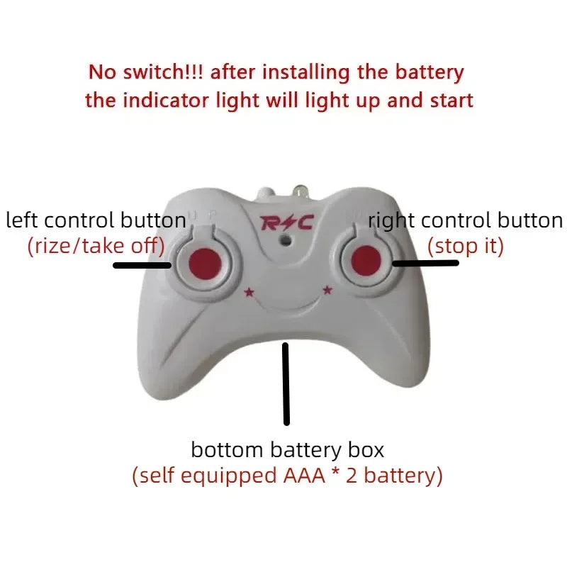 Mini Remote Control Aircraft Helicopter Flying Interaction Gesture Sensing Children Airplane Kids Toy with Flashing Light